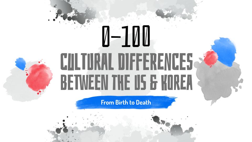 0-100: Cultural Differences Between the US & Korea